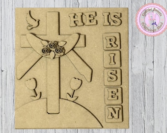 He Is Risen Interchangeable Frame Insert
