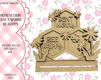 Honeycomb Don't Worry Bee Happy Craft Kit
