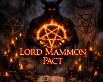 Lord Mammon Pact Ritual - Wealth Demon Binding Spell for Abundance, Prosperity, Love & Lust