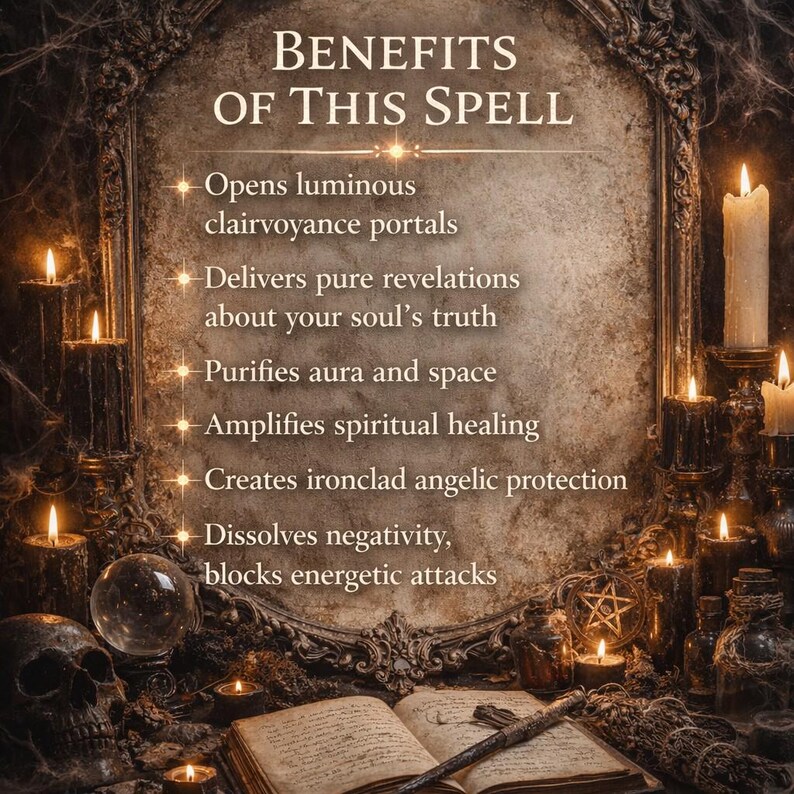 White Mirror Spell - Powerful Ritual for Purification, Cleansing ...