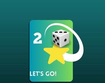 Monopoly Go Sticker Let's Go! 2 Stars