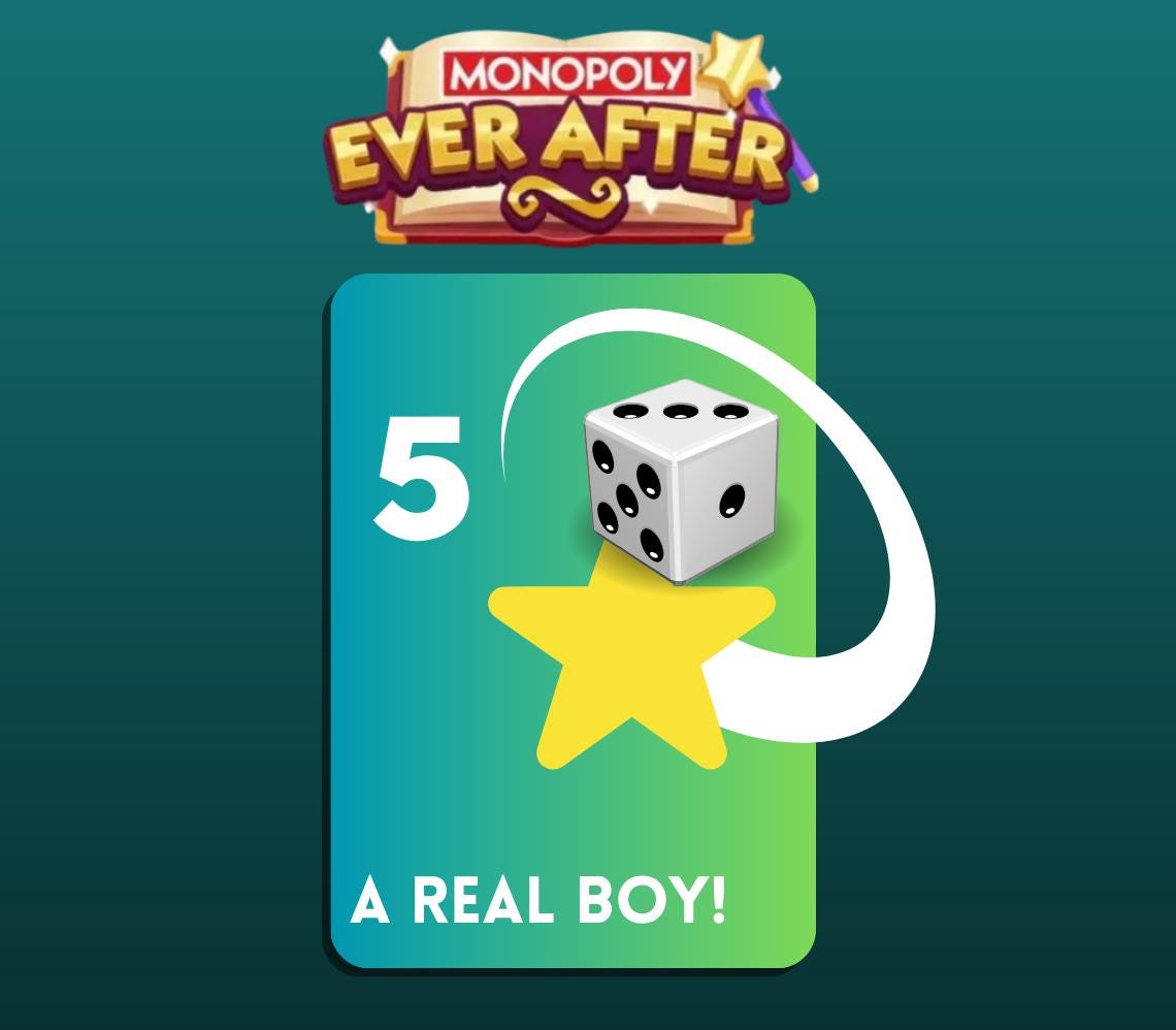 Monopoly Go 5 Star Sticker A Real Boy! 5 Star - Etsy Monopoly Go 5 Star Sticker A Real Boy! 5 Star - Etsy
