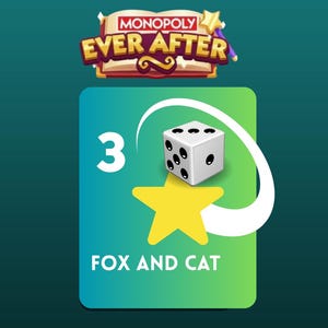 Monopoly Go Sticker Fox and Cat 3 Stars