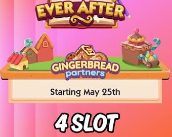 Monopoly Go Gingerbread Partners Event Slots 4 Slot – Full Carry Event Service
