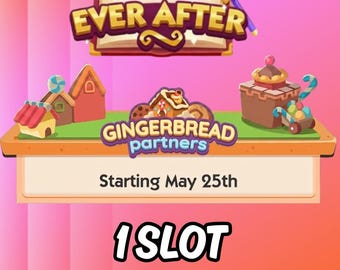 Monopoly Go Gingerbread Partners Event Slots 1 Slot – Full Carry Event Service