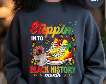 Black History Month-tröja, Black History Month-tröja, afroamerikansk stolthet-gåva, inspirerande kläder för svart kultur