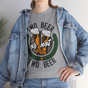 Two Beer Or Not Two Beer - Gift For Father - Personalized Unisex Hawaiian Shirt