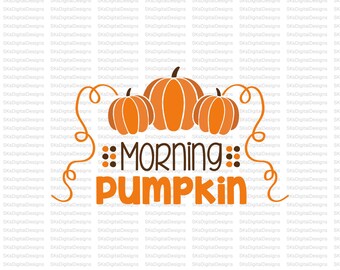 Morning Pumpkin PNG, Fall Mug Design, Cozy Autumn Sublimation Digital Download