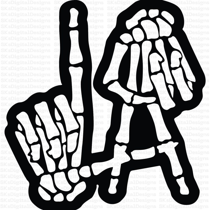 La Dodgers Hand Svg - Etsy