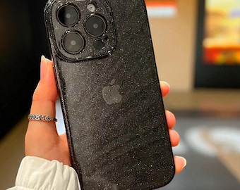 Glitter Sparkle Clear iPhone-hoesje: schokbestendige camerabescherming