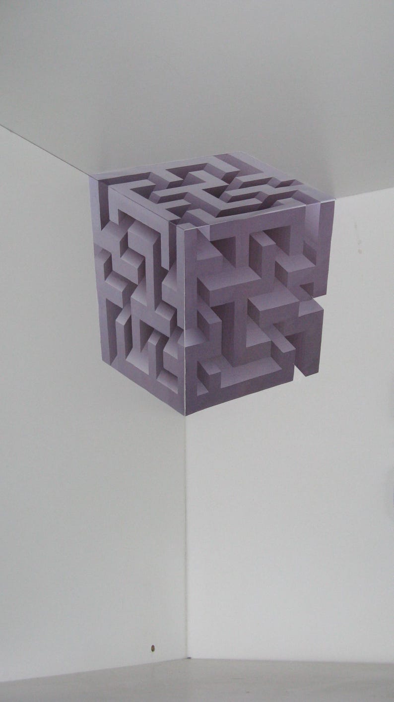Trending 3D Cube Optical Illusion – Melting Cube Wall Effect – Cubic ...
