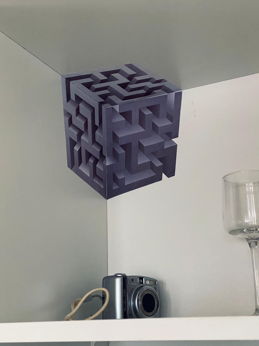 Trending 3D Cube Optical Illusion – Melting Cube Wall Effect – Cubic ...