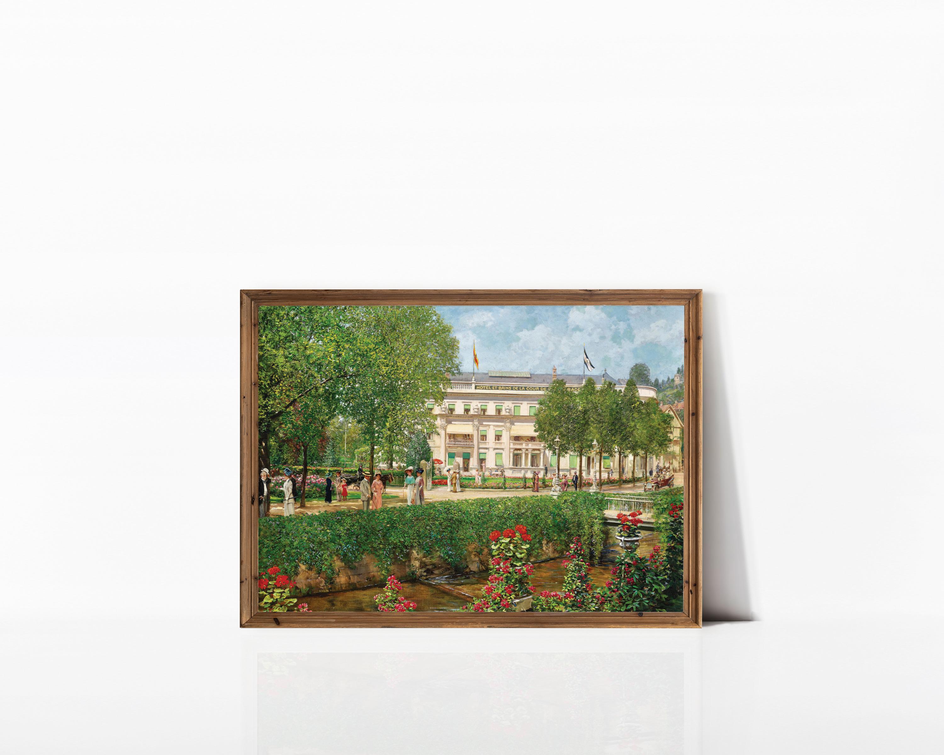 Baden Baden Painting - Etsy