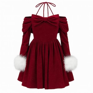 sexy christmas mini dress Dropship Women's Winter Furry Sexy Short Mini Christmas Dress to Sell  Online at a Lower Price