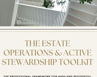 Agenda per la gestione immobiliare / Raccoglitore per le operazioni immobiliari / Monitoraggio della manutenzione / Sistema di gestione patrimoniale / Download digitale in PDF