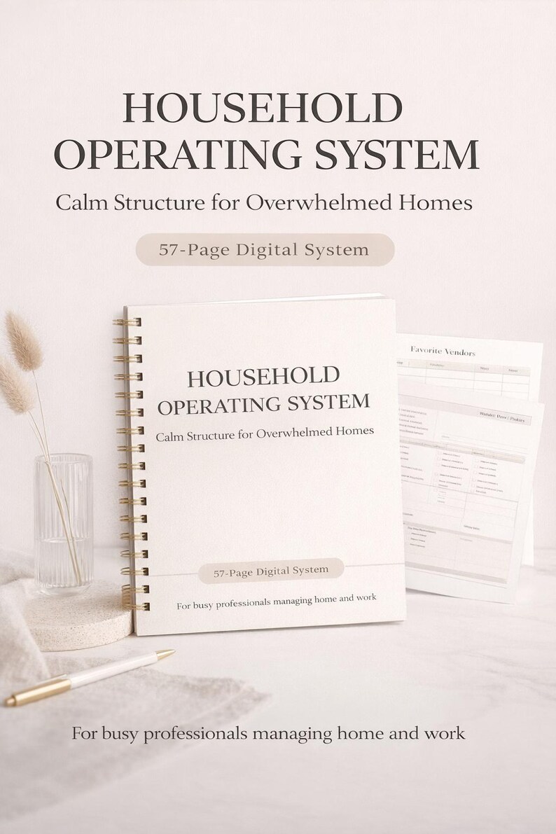 Household Operating System | Calm Structure for Overwhelmed Homes ...