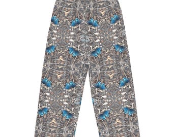 Schmetterling All-over Print Unisex Hose mit weitem Bein, 047