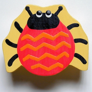 Ladybug Wooden Drawer pulls (mix and match any combo of 3 colors)