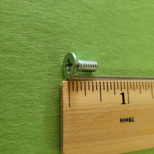 1/2&quot; Phillips Flat Machine Screws (#10-24 x 1/2&quot;) (set of 40) (Zinc Plated)