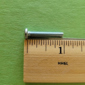 1&quot; Pan Head Phillips Machine Screws (#8-32 x 1&quot;) (set of 30) (Zinc Plated)