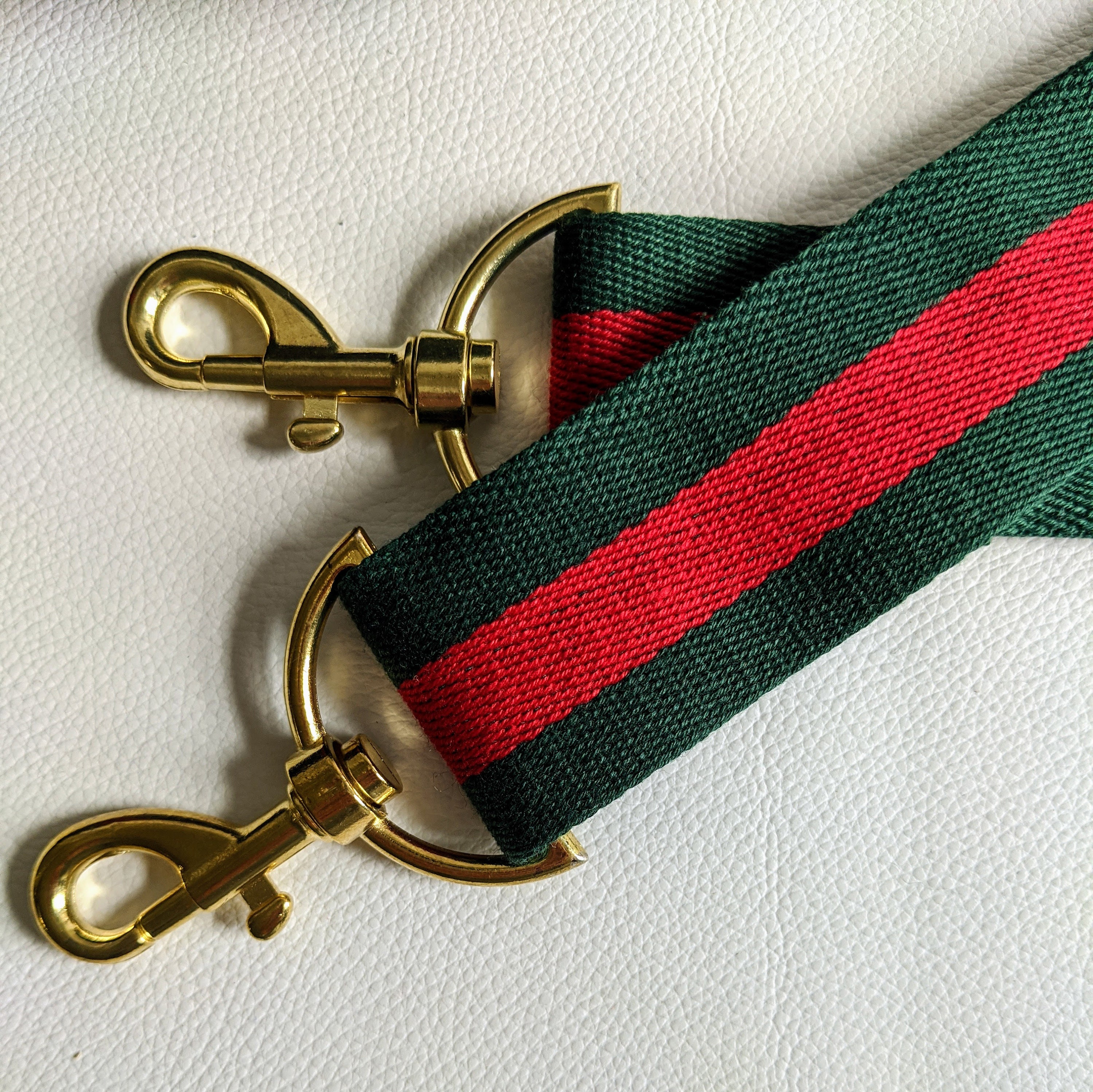 1.5 Guitar style bag purse strap Gucci Style Stripe Etsy