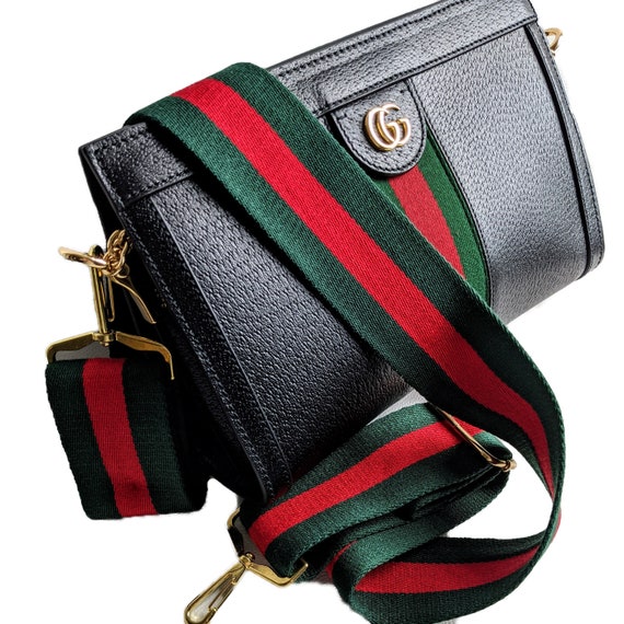 gucci purse red green stripe