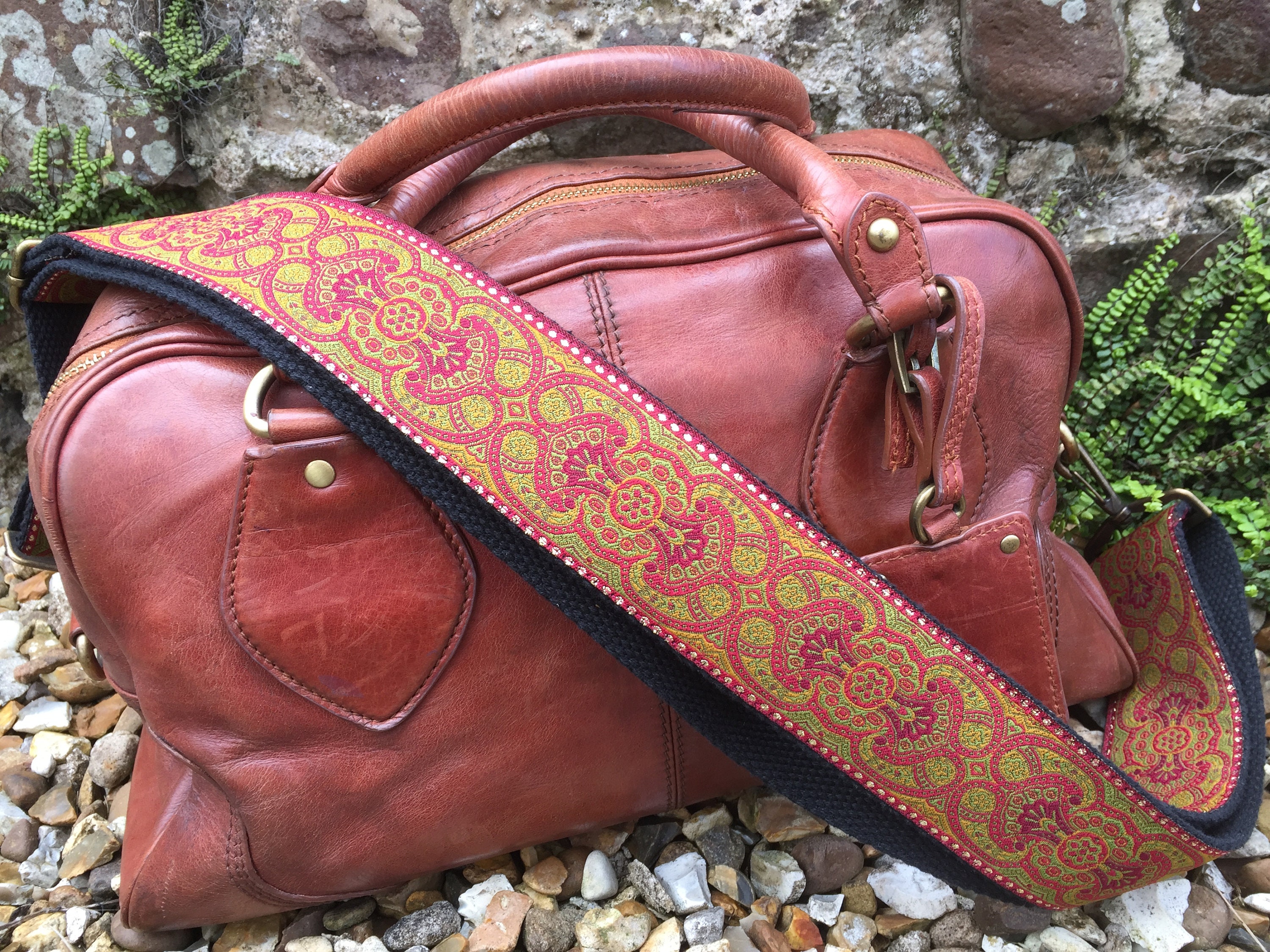 2 Guitar Style Bag Purse Strap Handmade Adjustable Etsy