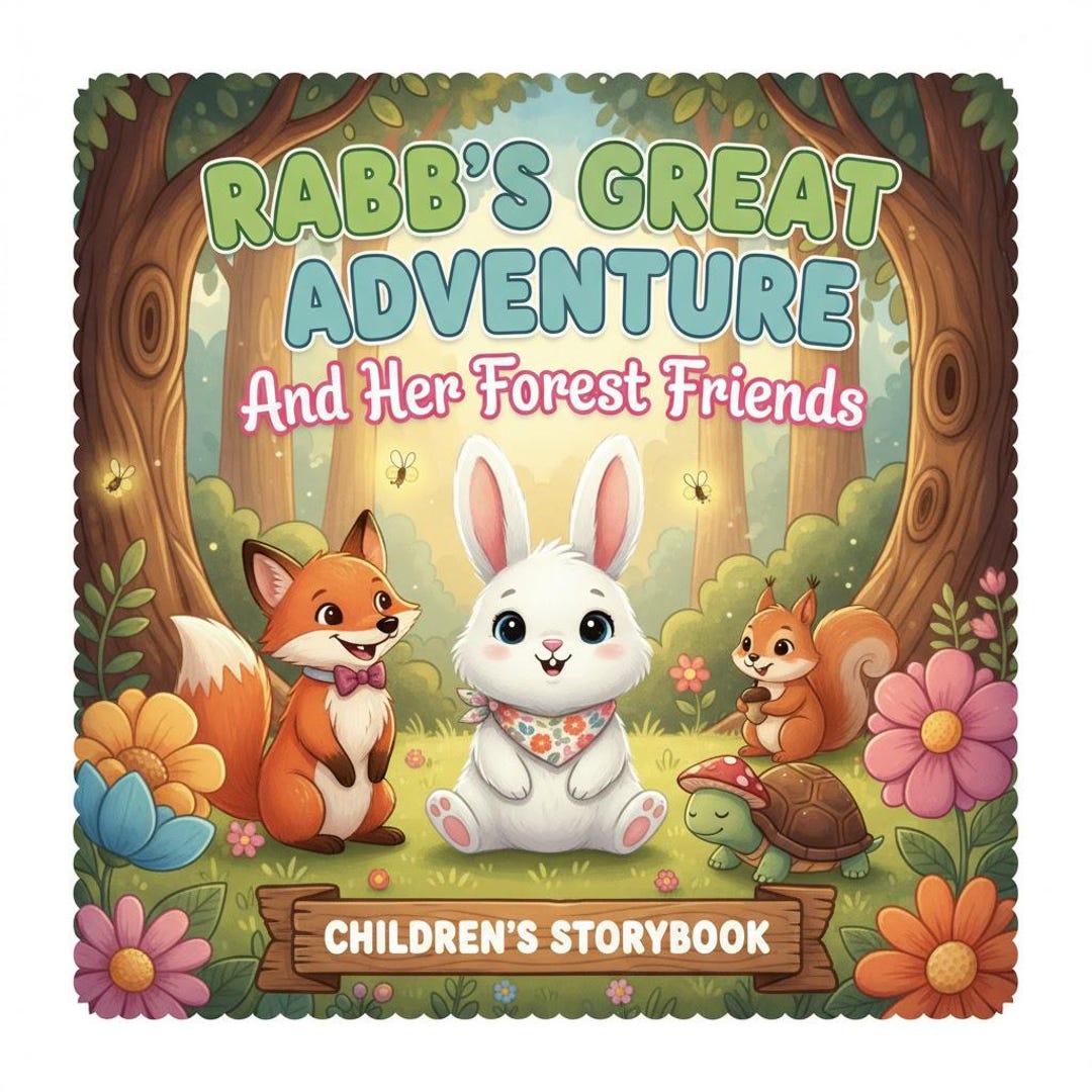 RABB the Rabbit's Forest Adventure Storybook for Toddlers (instant ...