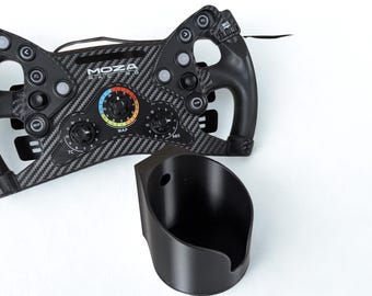 Cup Holder Accessory for Aluminum Sim Racing Rigs