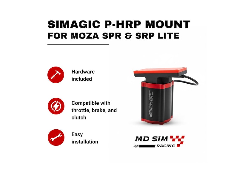 Spr Moza Simagic Haptic P-HPR Pedal Mount – for Moza SR-P & Lite Pedals - Etsy