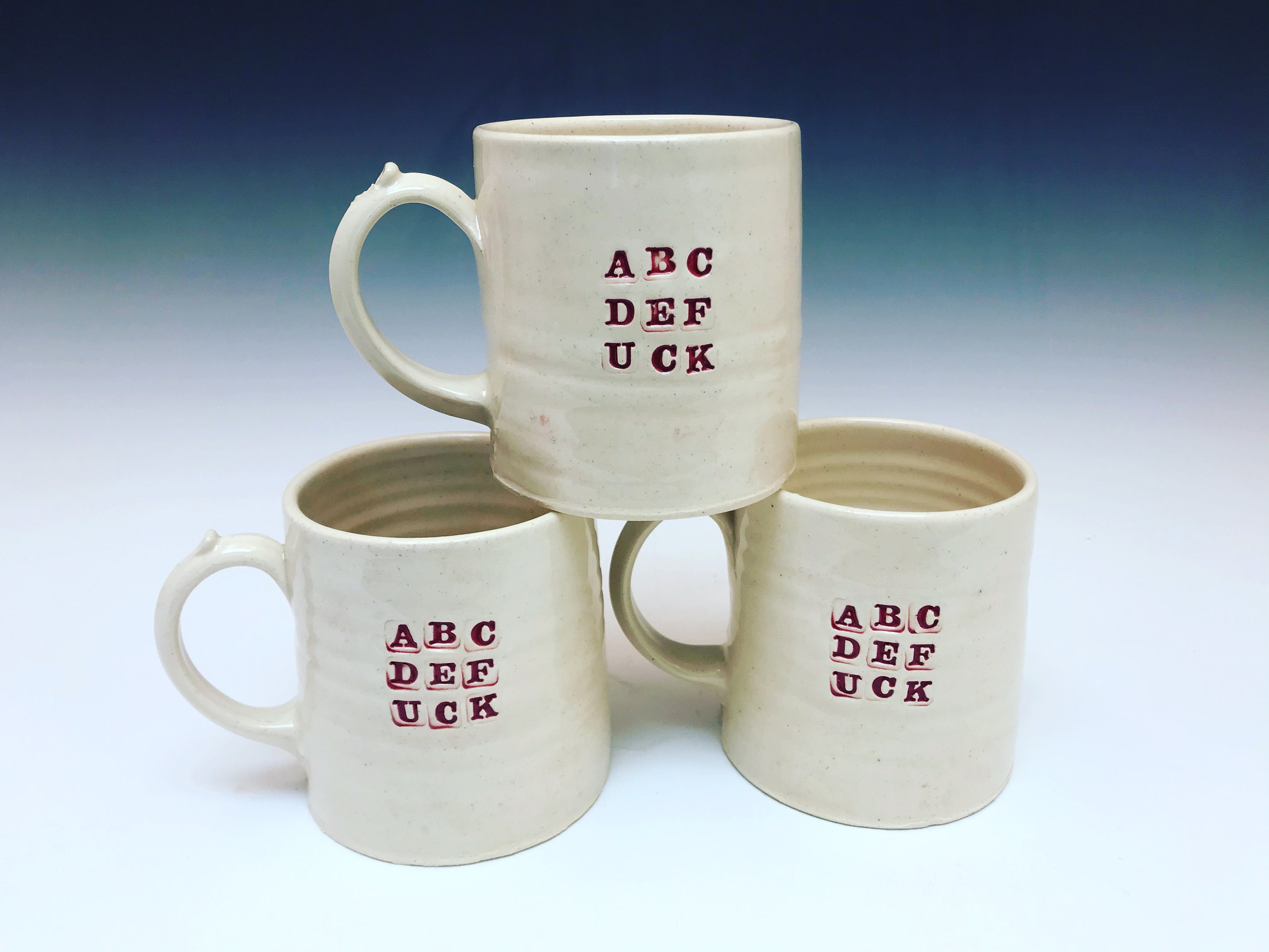 16oz ABCs mug.