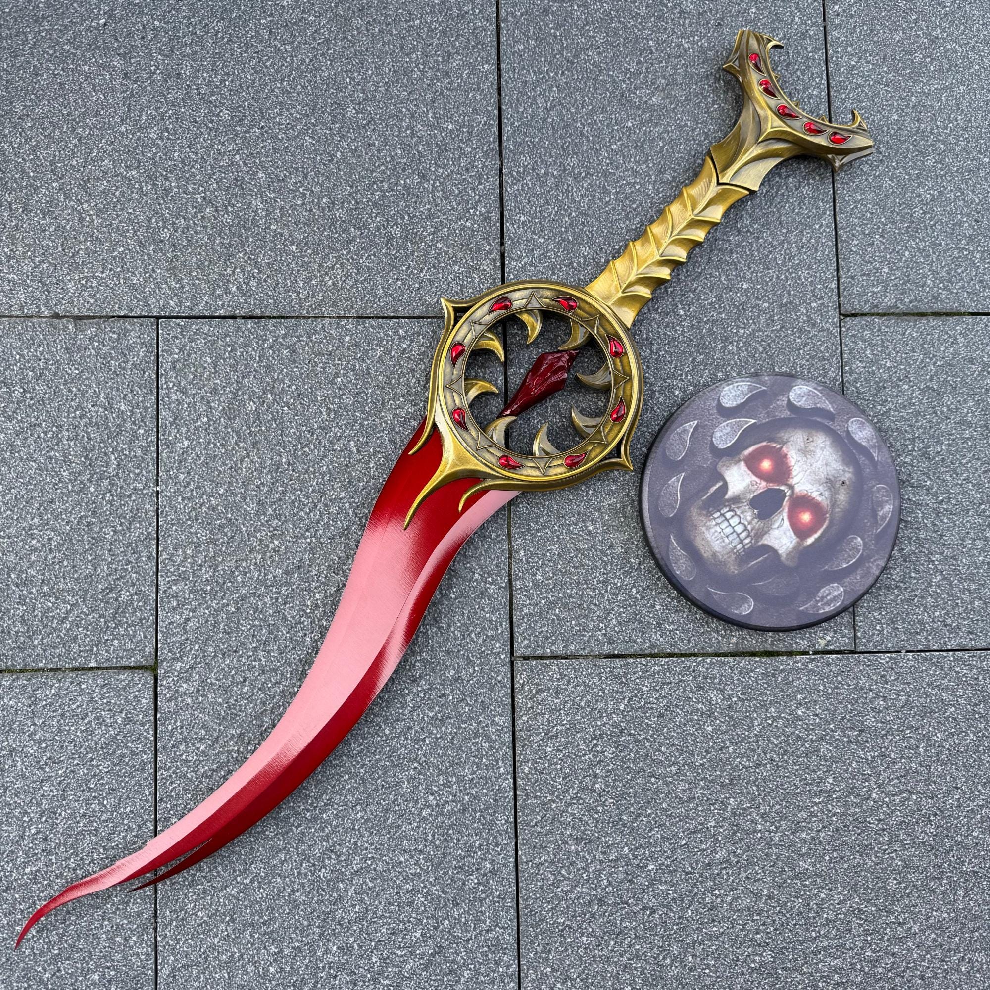 Bloodthirst Orin's Bloodthirst Life-size Full Metal Replica, Baldur's Gate 3 Weapon ...