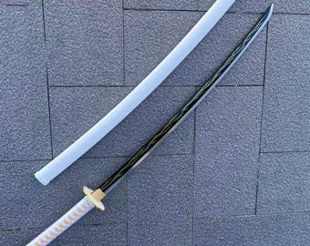 Demon Anime Cosplay Slayer Katana,Zenitsu Agatsuma Sword,Kimetsu No Yaiba Sword,Nichirin Sword