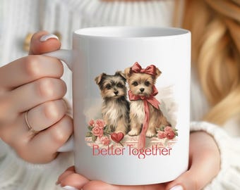 Keramische mok Better Together Pet Lovers | Mok voor stellen | Cadeau hondenliefhebber