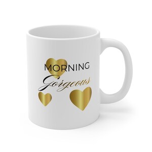 Gepersonaliseerde romantische mok | Aangepaste liefde koffiemok | Cadeau voor vrouw, Valentijnsdag 11oz mug with design