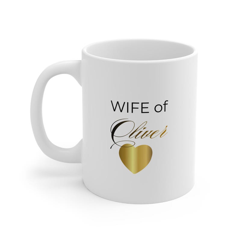 Gepersonaliseerde romantische mok | Aangepaste liefde koffiemok | Cadeau voor vrouw, Valentijnsdag afbeelding 7