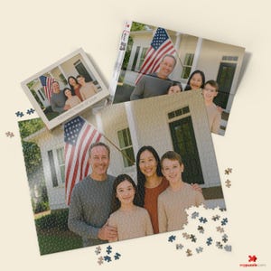 Custom Photo Jigsaw Puzzle: Personalized Gift (Made in USA)