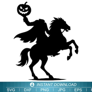 Headless Horseman SVG: Sleepy Hollow Cut File (Digital Download)