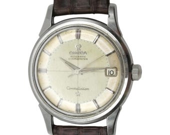 Vintage Omega Constellation Pie Pan Chronometer Ref 14393 8 SC Cal 561 Automatik Datum