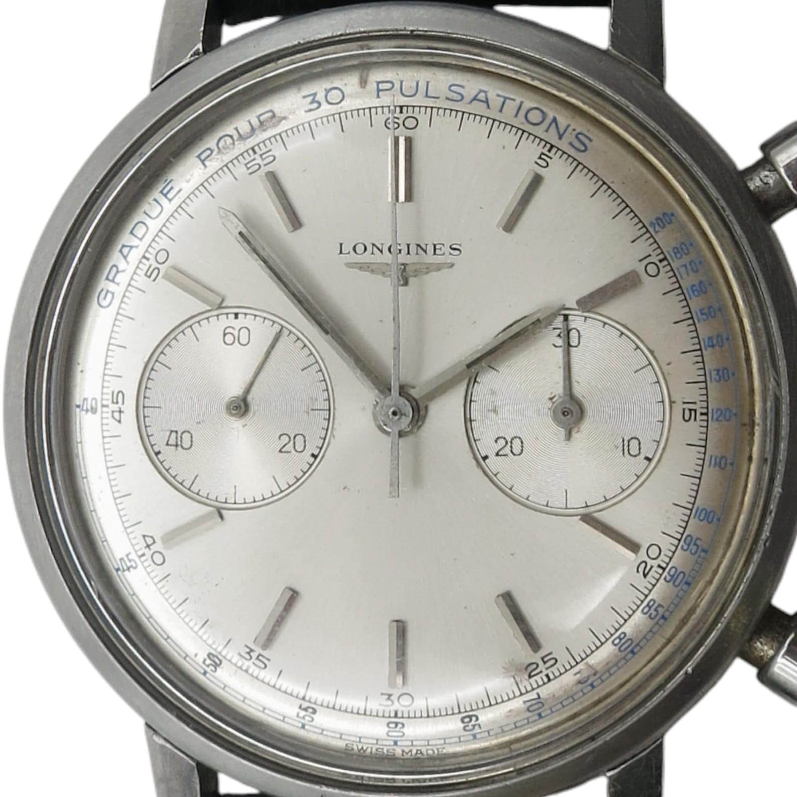 Longines 30CH Flyback Chronograph Ref. 7413-9 – 38mm Steel Silver