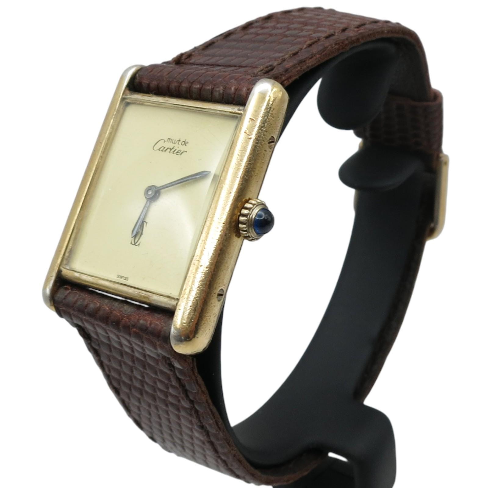 Cartier must de Cartier ベルト 　【men's】 Must De Cartier Leather Strap - Etsy