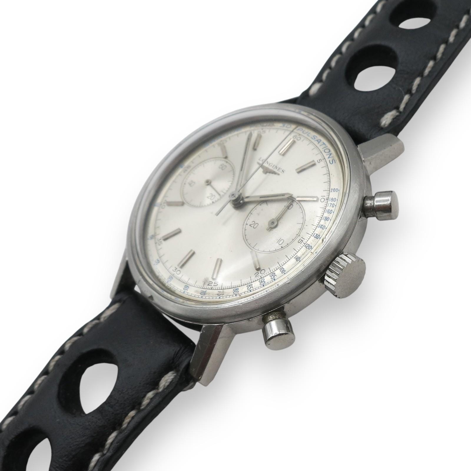 Longines 30CH Flyback Chronograph Ref. 7413-9 – 38mm Steel Silver 