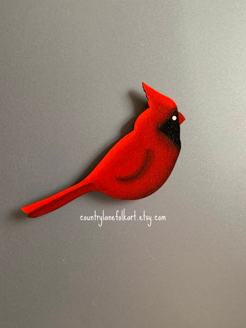 Cardinal refrigerator cardinal decor cardinal Etsy