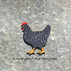 Plymouth barred rock chicken magnet birthday gifts for image 9