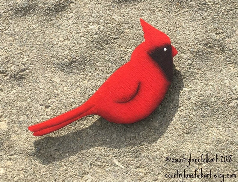 Cardinal Refrigerator Cardinal Decor Cardinal Etsy