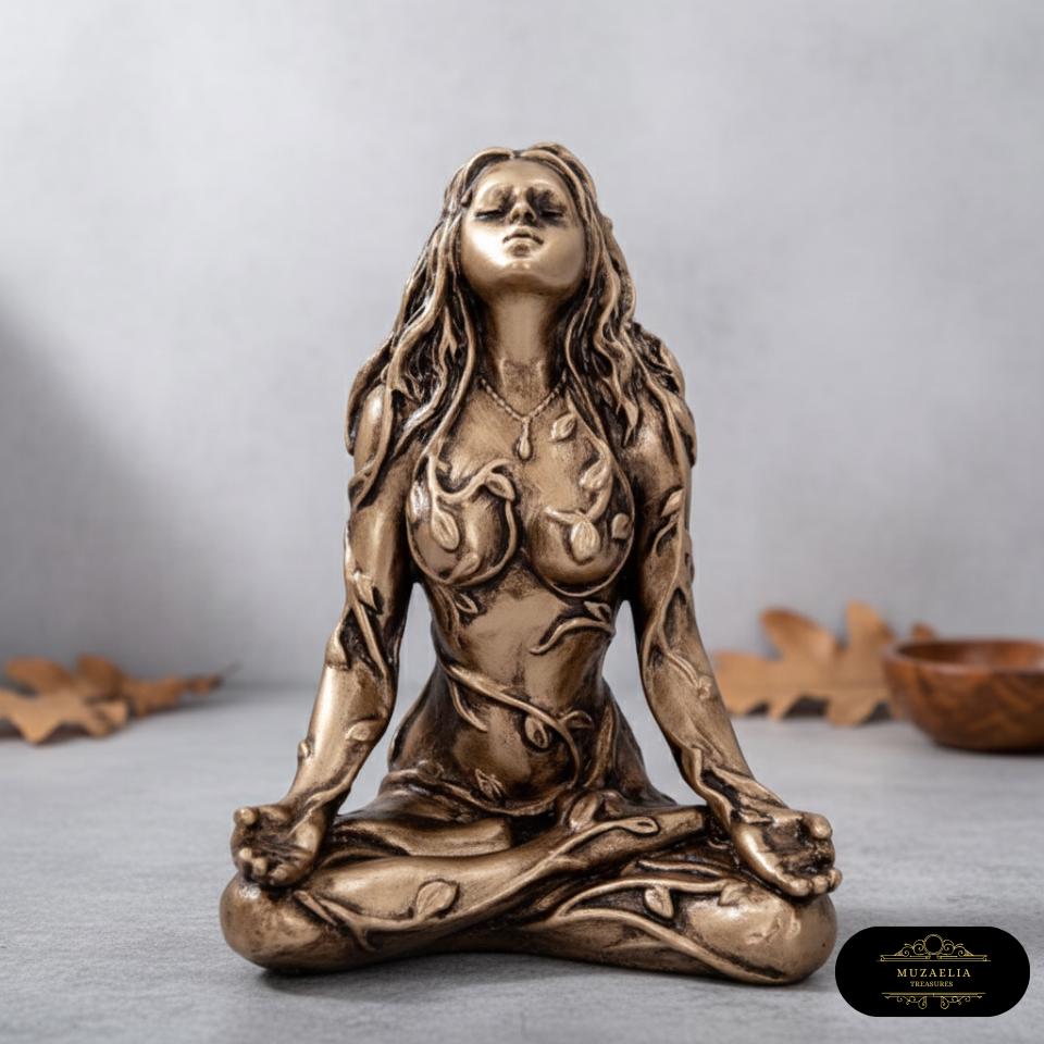 thumbnail image 2 of Nemesis Now Gaia Mother Earth Statue – 30cm Bronze Resin Figurine – Pregnancy Gift UK 2 of 4