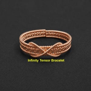 Infinity Tensor Armband, Personliga Meditation Energi Biofält Smycken, Infinity Loop Tensor, tensorring
