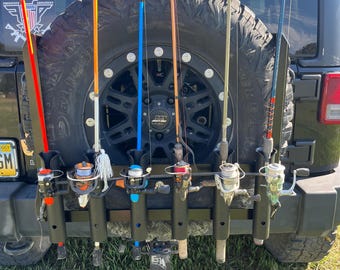 Fishing Pole Holder for Jeeps and Broncos - Etsy Fishing Pole Holder for Jeeps and Broncos - Etsy