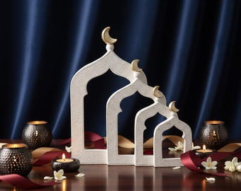 Ramadan 2026 Islamic Mosque Door Decor, Eid Mubarak Home Decoration, Ramadan Muslim Kaaba