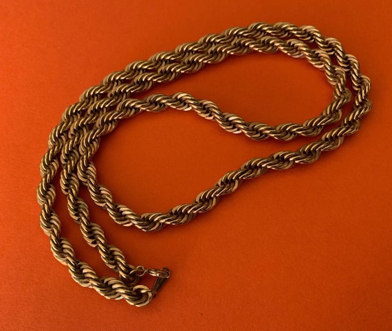 Avon gold shop rope chain